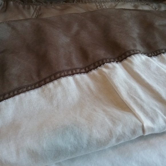 Hugo Boss Skirt | A-line Brown Sheer Overlay | 10 - Picture 7 of 12